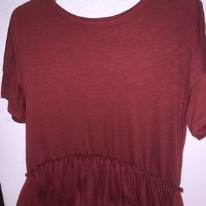 Shein Maroon Blouse